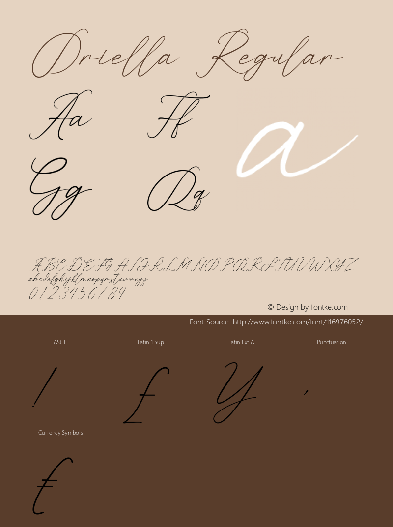 Oriella Version 1.014;Fontself Maker 3.5.1 Font Sample