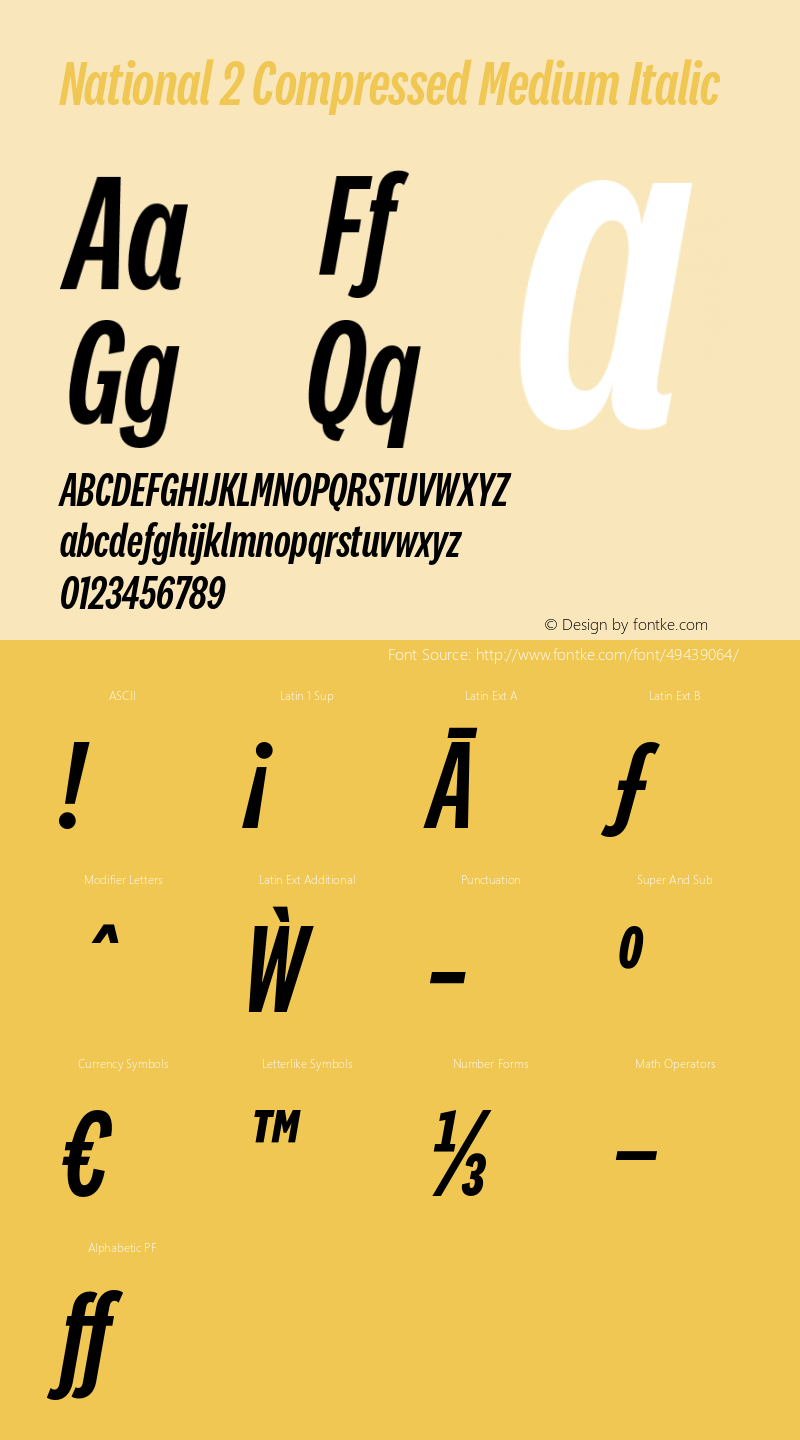 National2Compressed-MediumIt wf-rip DC20180315 Font Sample