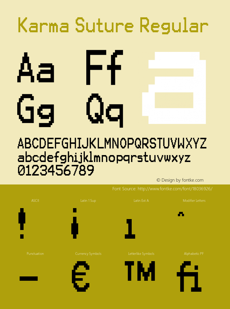 Karma Suture Regular OTF 3.000;PS 001.001;Core 1.0.29 Font Sample