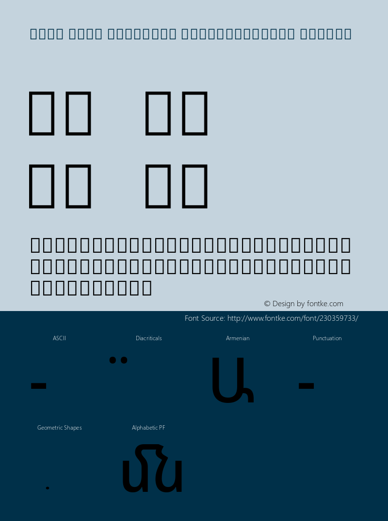 Noto Sans Armenian SemiCondensed Medium Version 2.005; ttfautohint (v1.8) -l 8 -r 50 -G 200 -x 14 -D armn -f none -a qsq -X 