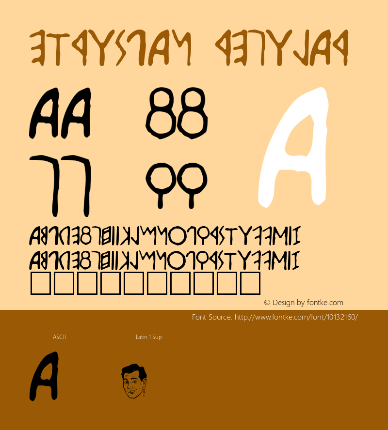 Etruscan Regular Altsys Metamorphosis:9/2/99 Font Sample