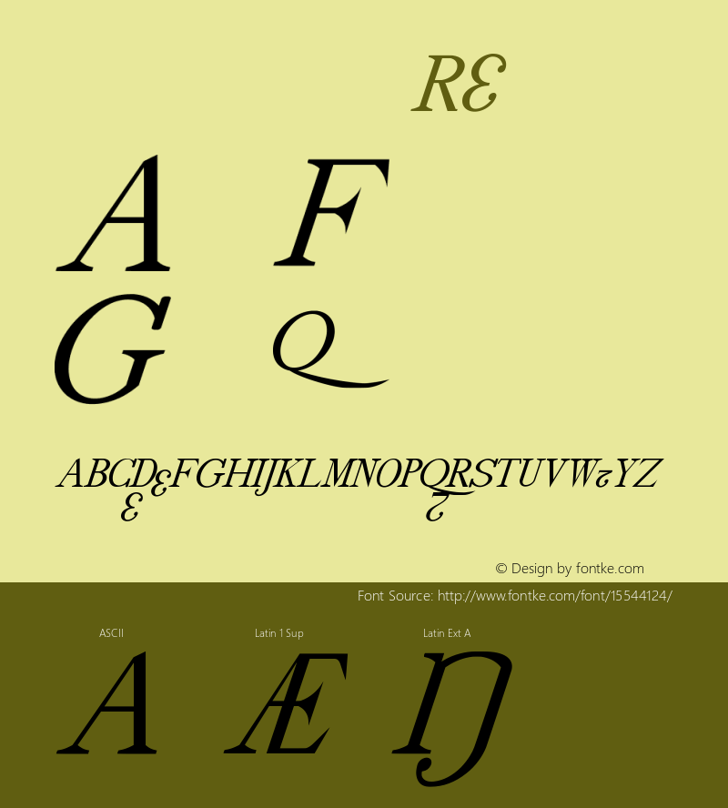 drmdozsl14 Regular Version 001.001 Font Sample