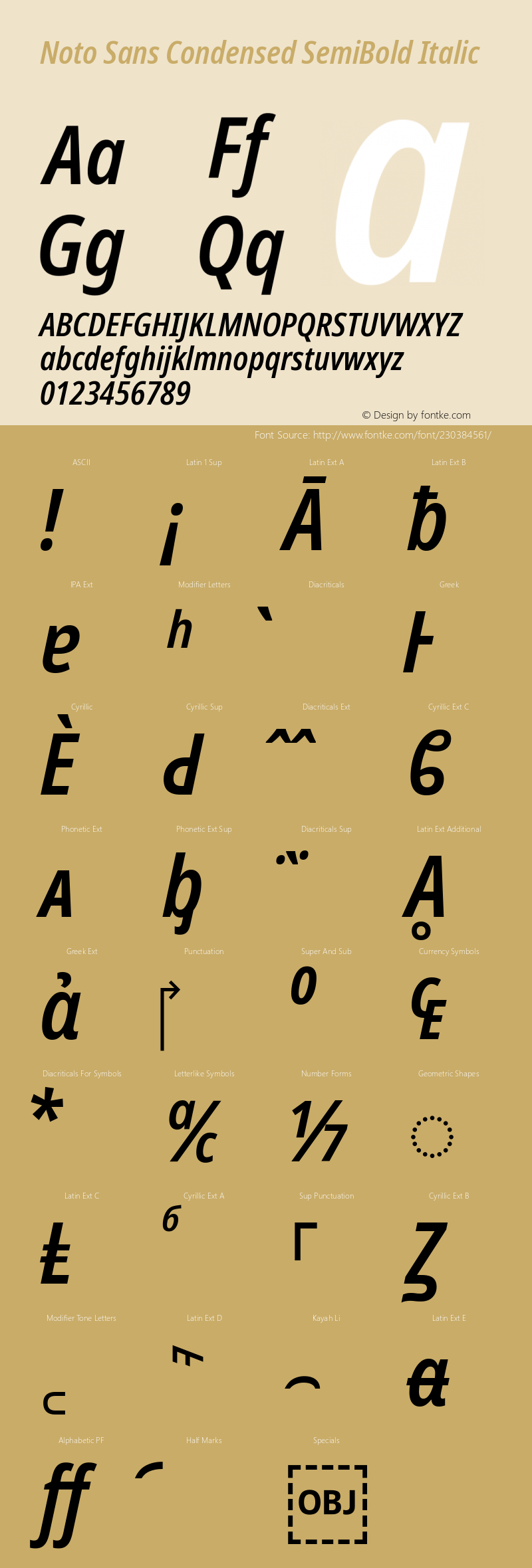 Noto Sans Condensed SemiBold Italic Version 2.008; ttfautohint (v1.8) -l 8 -r 50 -G 200 -x 14 -D latn -f none -a qsq -X 