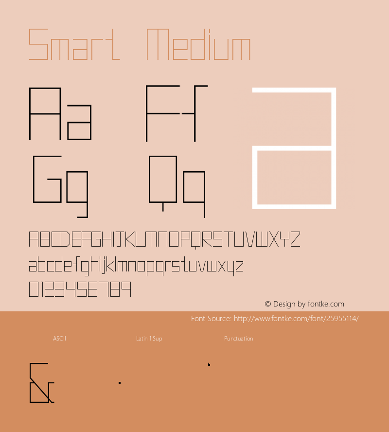 Smart Version 001.000 Font Sample