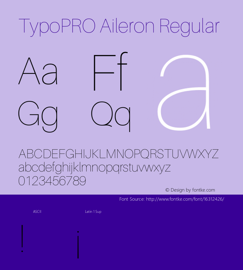 TypoPRO Aileron Regular Version 1.102;PS 001.102;hotconv 1.0.70;makeotf.lib2.5.58329 Font Sample