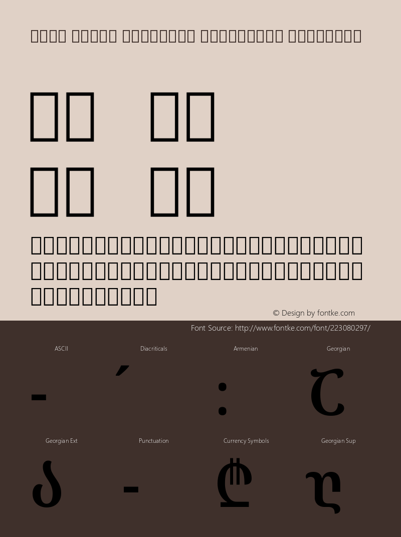 Noto Serif Georgian Condensed SemiBold Version 2.001图片样张