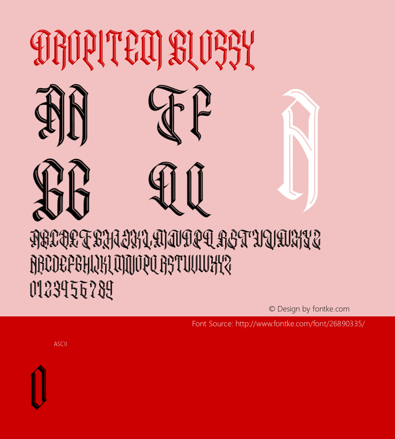 Oropitem-Glossy Version 1.000;PS 001.001;hotconv 1.0.56 Font Sample