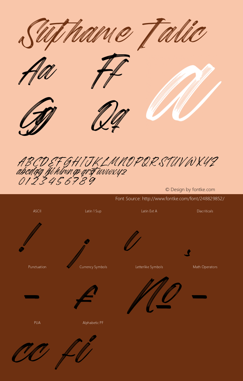 Suithame Italic Version 1.00;May 3, 2023;FontCreator 13.0.0.2683 64-bit图片样张