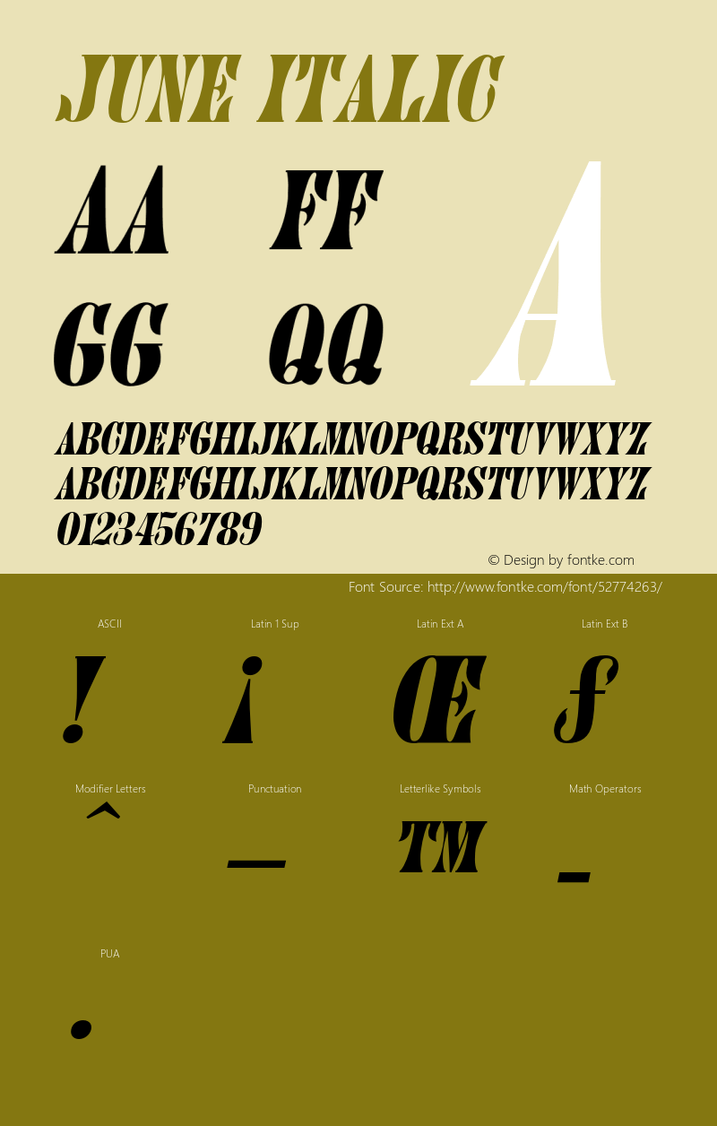 JuneItalic Altsys Fontographer 4.1 1/7/95 {DfLp-URBC-66E7-7FBL-FXFA} Font Sample