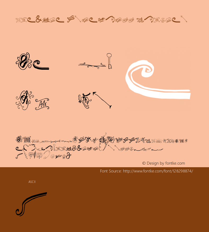 Shakila Ornaments Version 1.00 April 12, 2015, initial release Font Sample