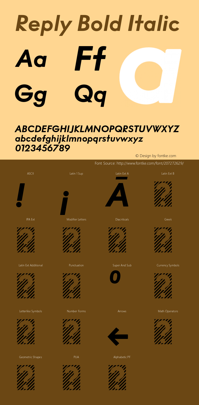 Reply Bold Italic Version 1.001; build 0005图片样张