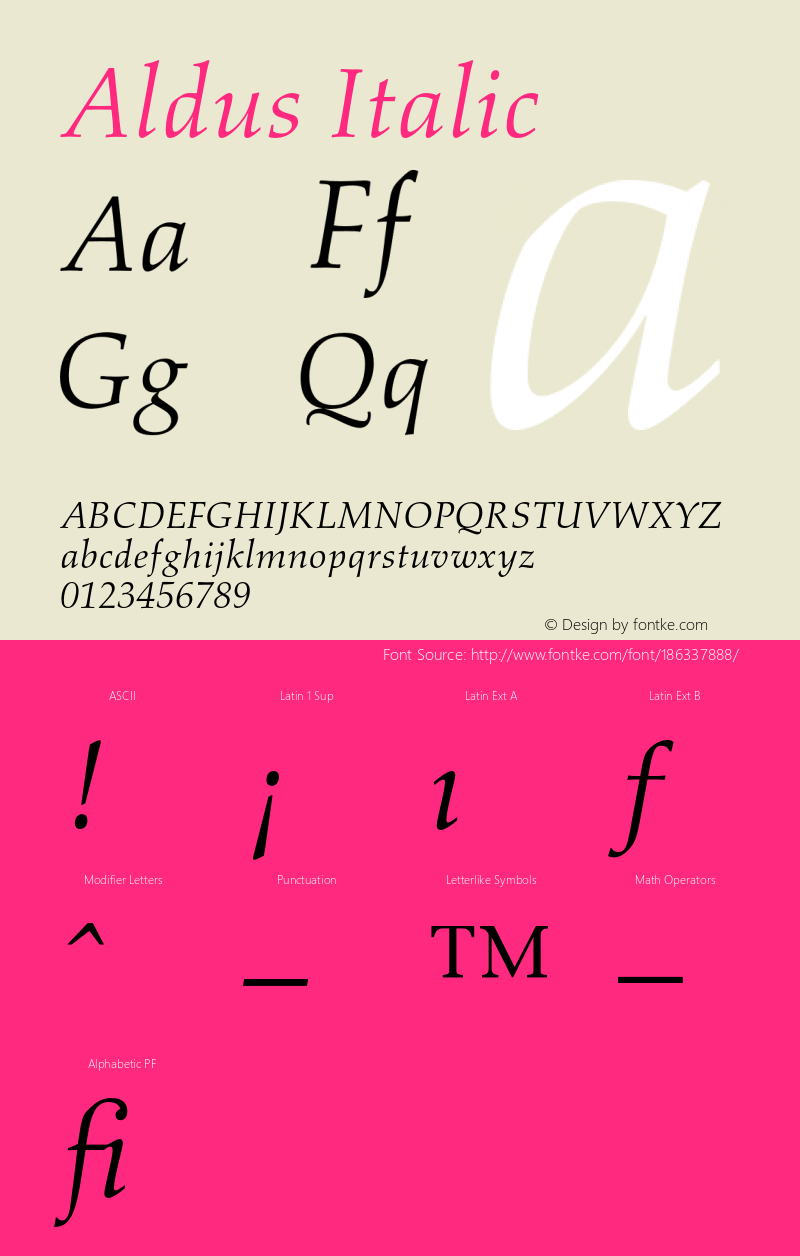 Aldus-Italic 001.000图片样张