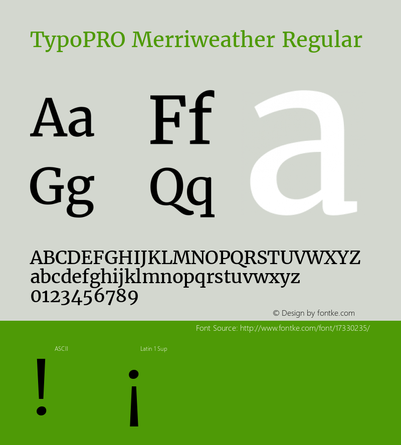 TypoPRO Merriweather Regular Version 1.584; ttfautohint (v1.5) -l 6 -r 36 -G 0 -x 10 -H 350 -D latn -f cyrl -w 