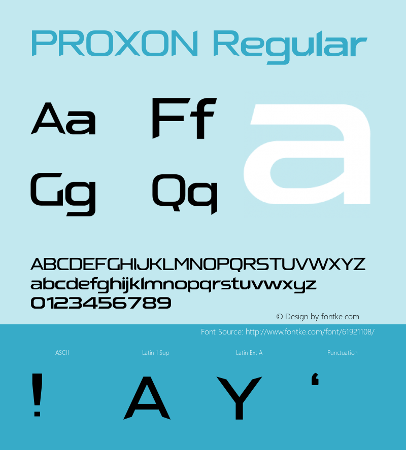 PROXON Version 1.003;Fontself Maker 3.5.1 Font Sample