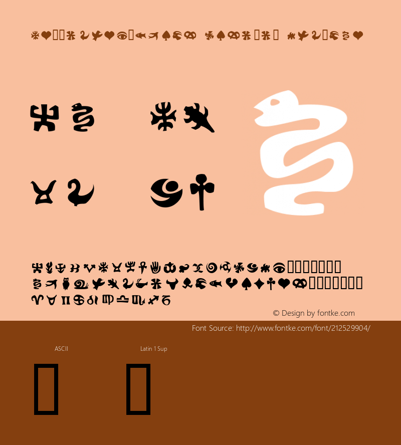 FrutigerSymbols Positiv Version 1.20; 2005图片样张