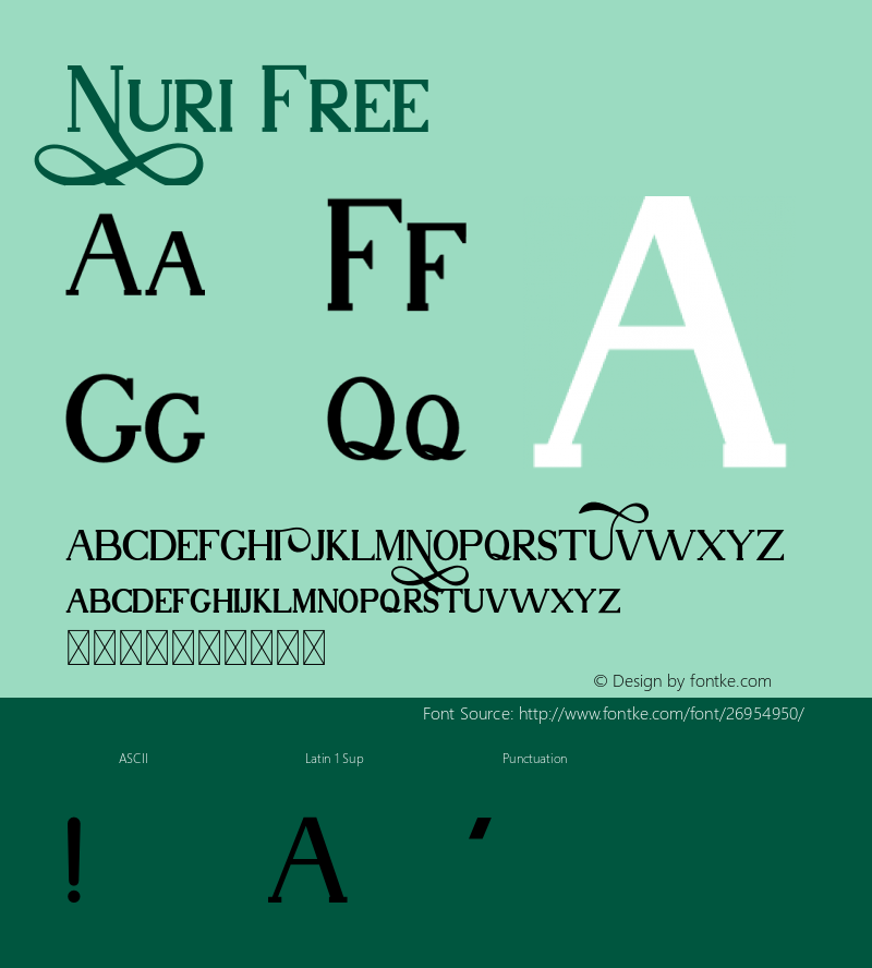 Nuri Free Version 1.003;Fontself Maker 3.0.1 Font Sample
