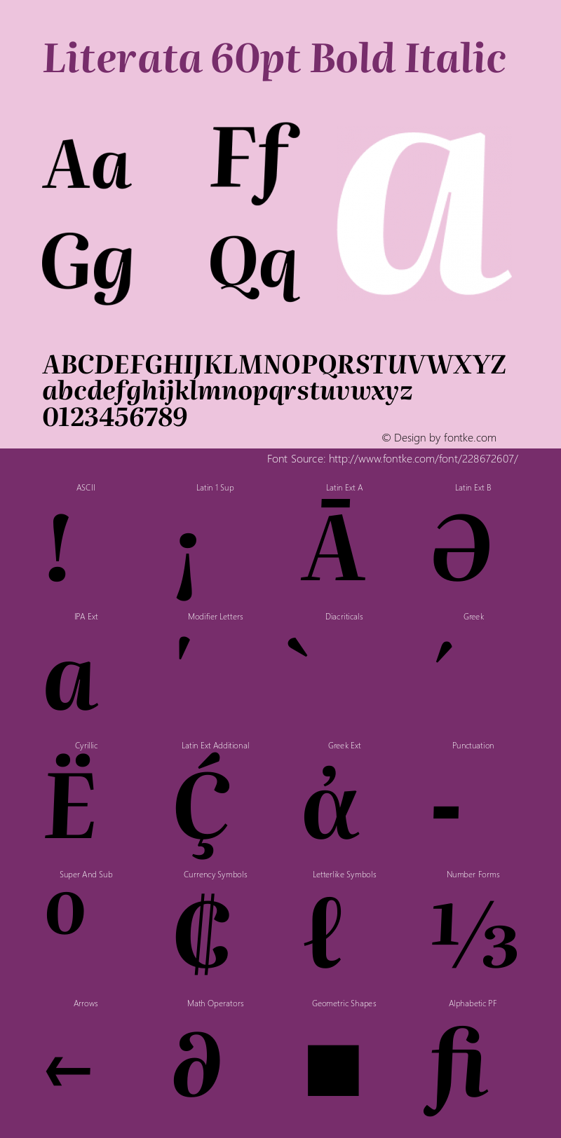 Literata 60pt Bold Italic Version 3.002图片样张