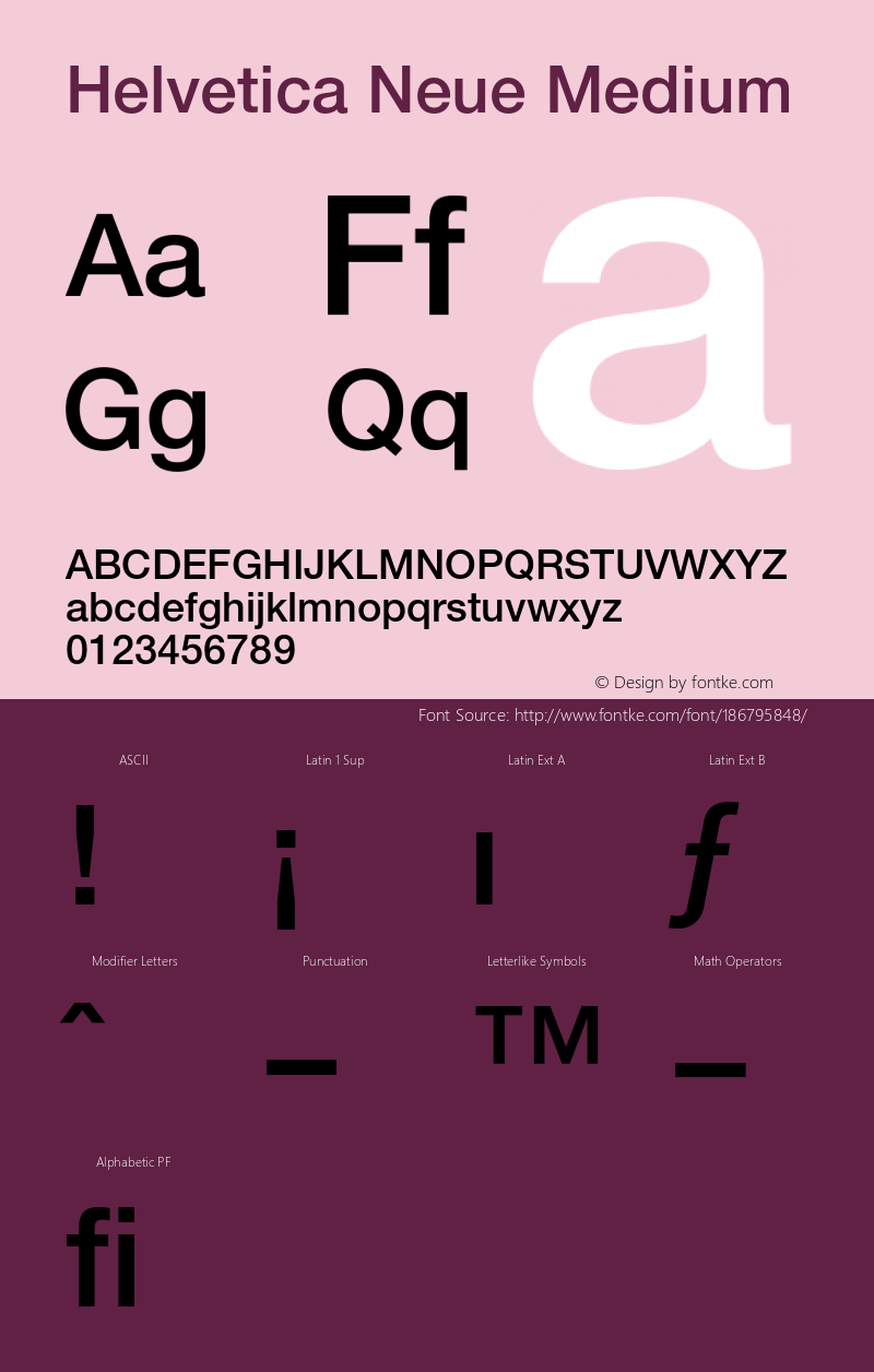 HelveticaNeue-Medium 001.002图片样张