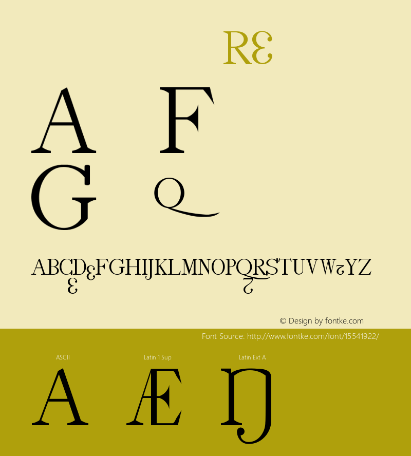 drmdozl14 Regular Version 001.001 Font Sample