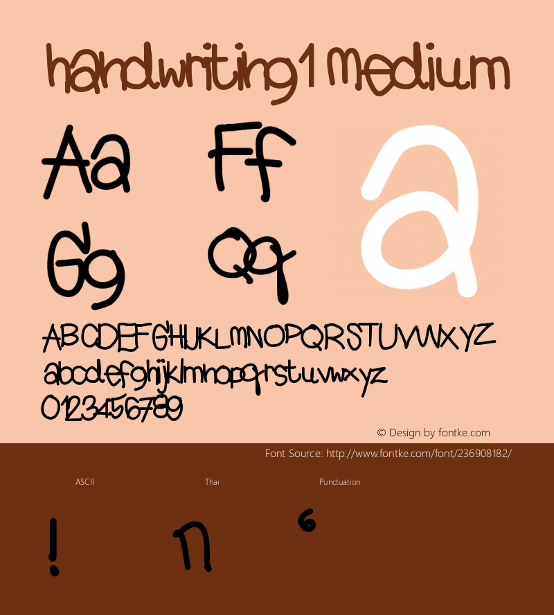 handwriting1 Version 001.000图片样张