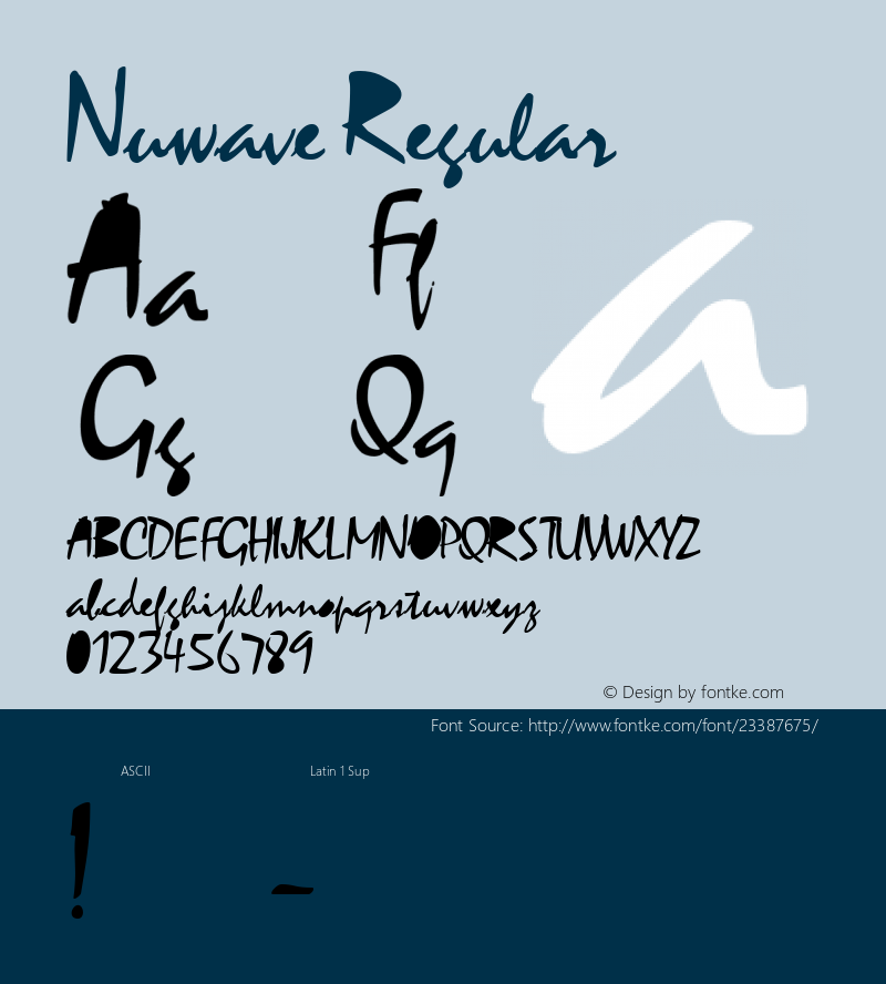 Nuwave Regular Altsys Metamorphosis:10/31/93 Font Sample