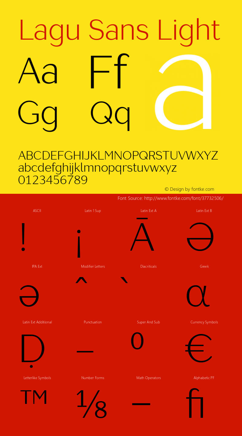 LaguSans-Light Version 1.000;PS 001.000;hotconv 1.0.88;makeotf.lib2.5.64775 Font Sample