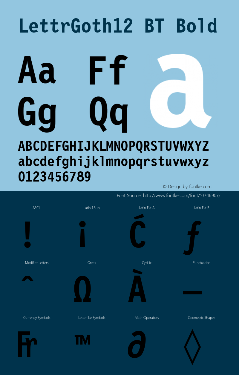 LettrGoth12 BT Bold mfgpctt-v1.54 Friday, February 5, 1993 3:14:42 pm (EST) Font Sample