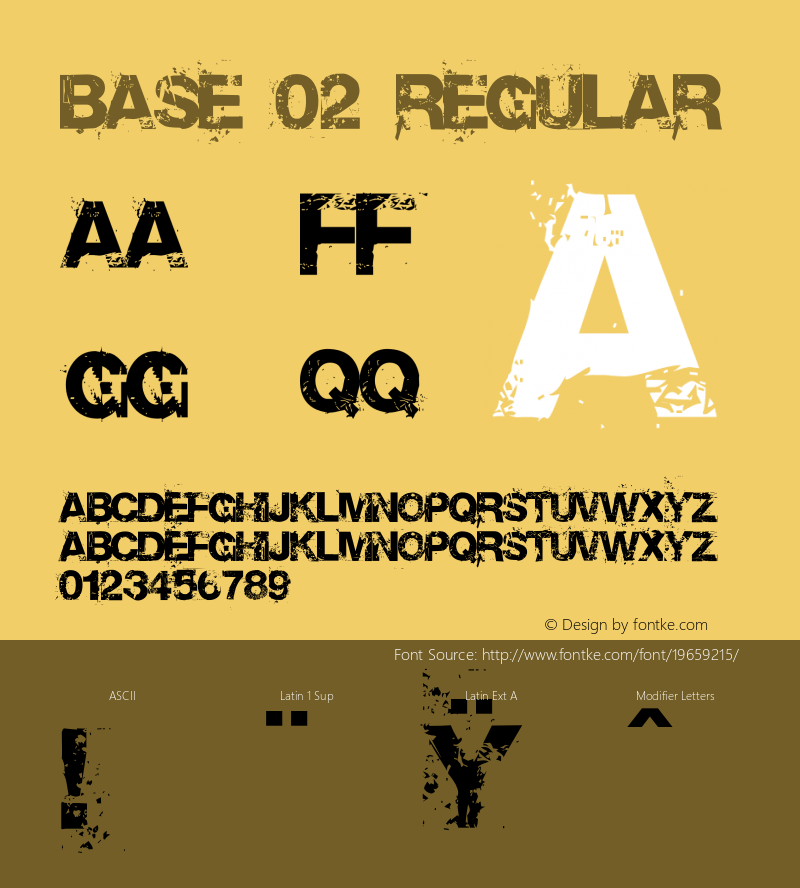 Base 2.0 Font Sample