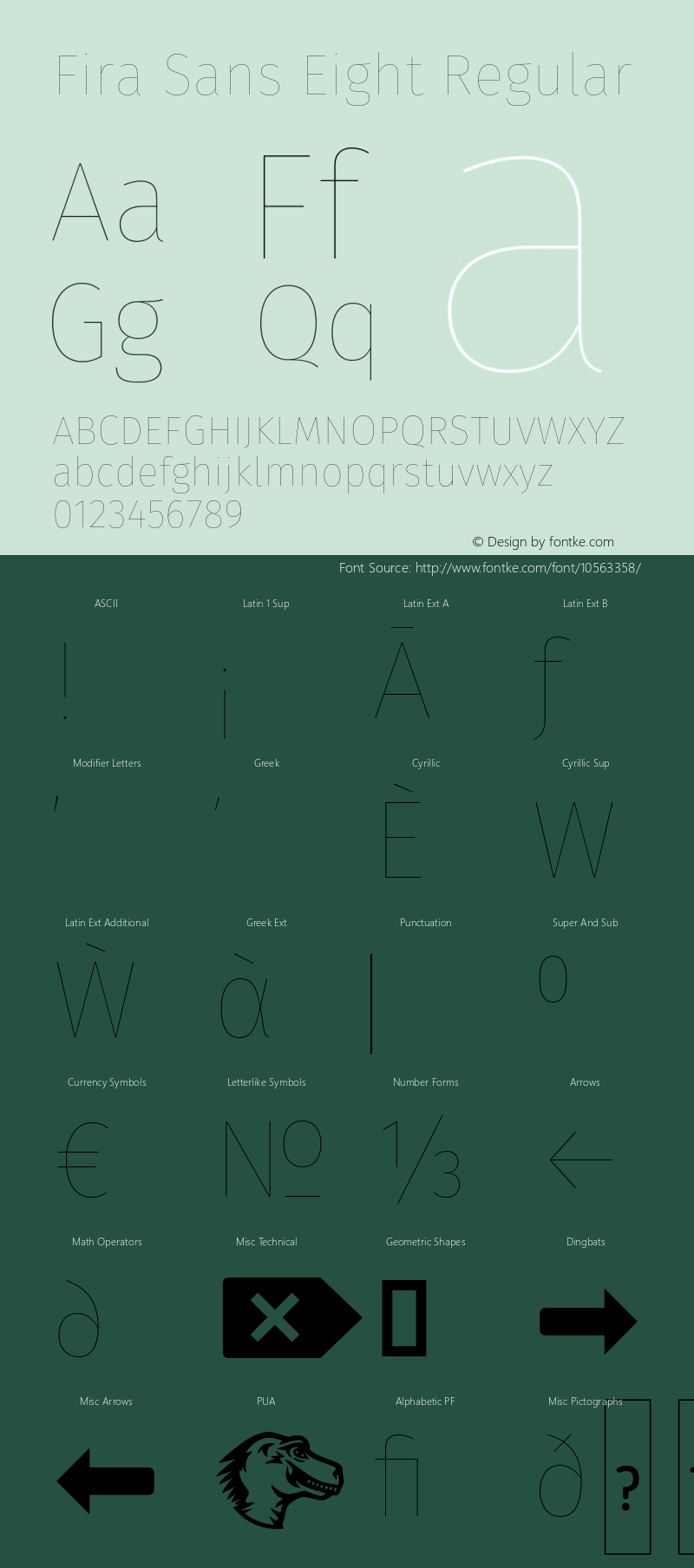 Fira Sans Eight Regular Version 3.111;PS 003.111;hotconv 1.0.70;makeotf.lib2.5.58329 Font Sample