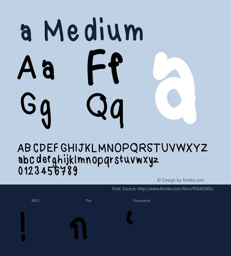 a Version 001.000 Font Sample