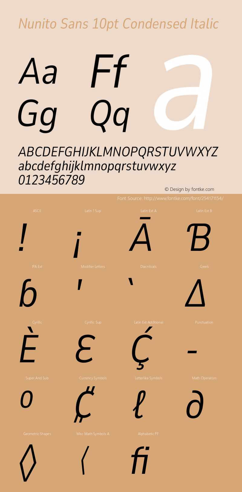 Nunito Sans 10pt Condensed Italic Version 3.101;gftools[0.9.27]图片样张