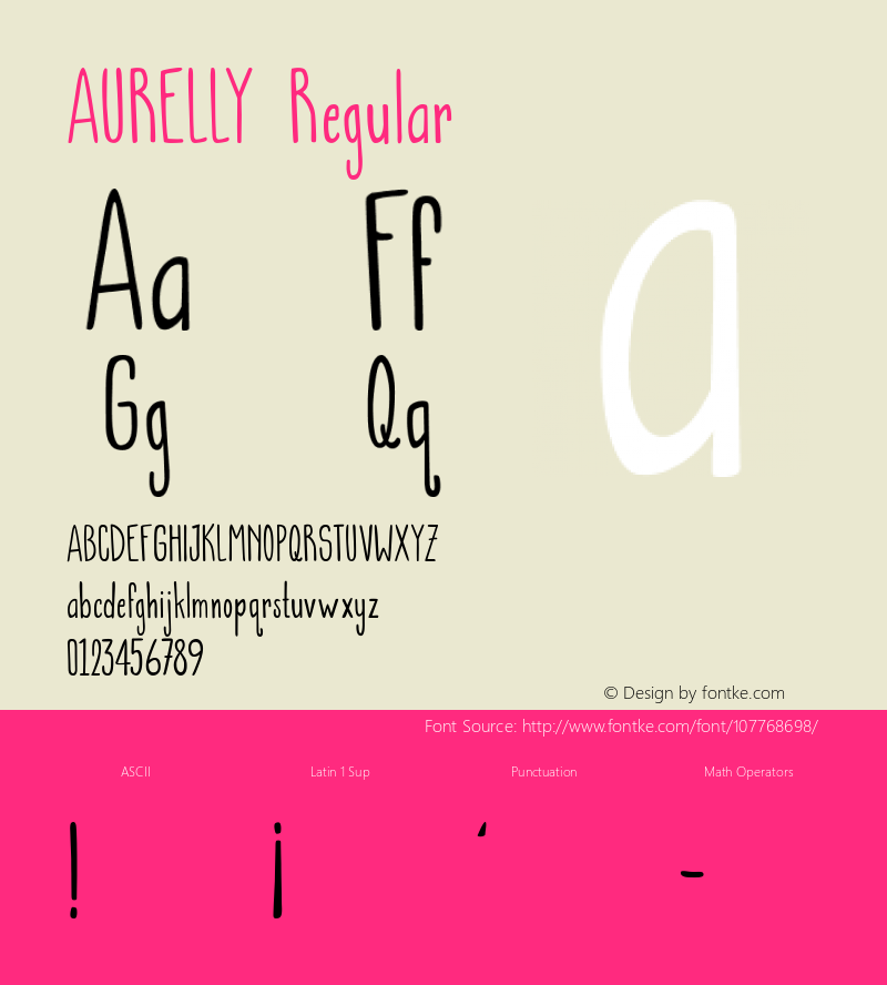 AURELLY Version 1.00;November 11, 2020;FontCreator 13.0.0.2683 64-bit Font Sample