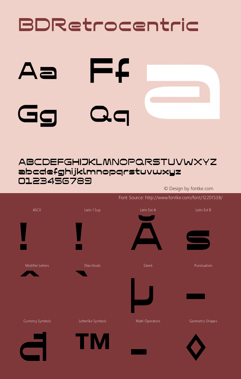 BDRetrocentric ☞ Version 1.004;com.myfonts.typedifferent.bd-retrocentric.regular.wfkit2.3itG Font Sample