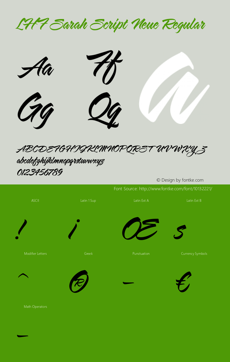 LHF Sarah Script Neue Regular Macromedia Fontographer 4.1.5 4/21/03 Font Sample