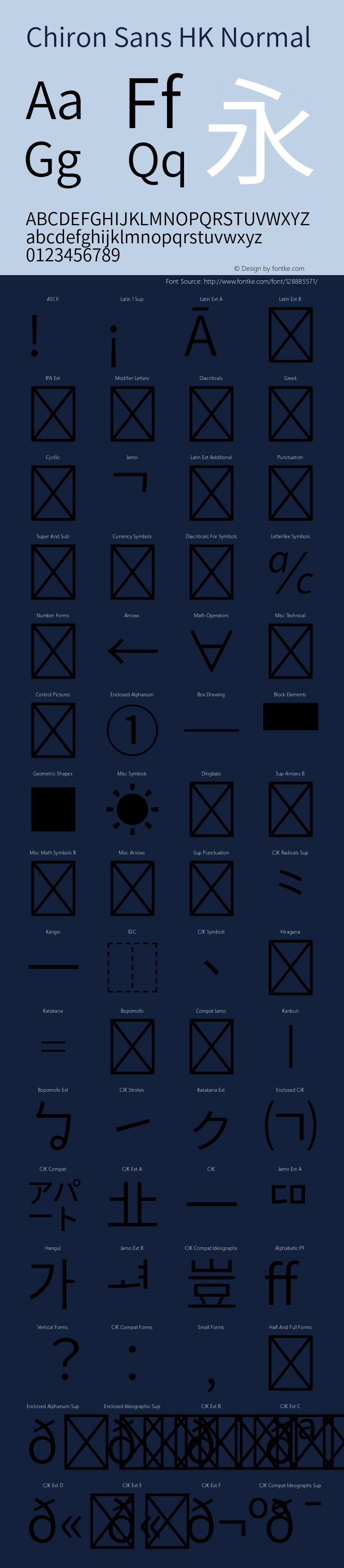 Chiron Sans HK Normal Version 2.032;hotconv 1.0.109;makeotfexe 2.5.65596 Font Sample