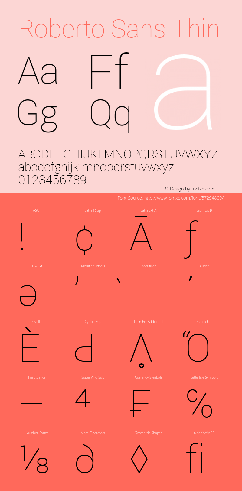 Roberto Sans Thin Version 1.00;March 2, 2020;FontCreator 12.0.0.2522 64-bit; ttfautohint (v1.8.3) Font Sample