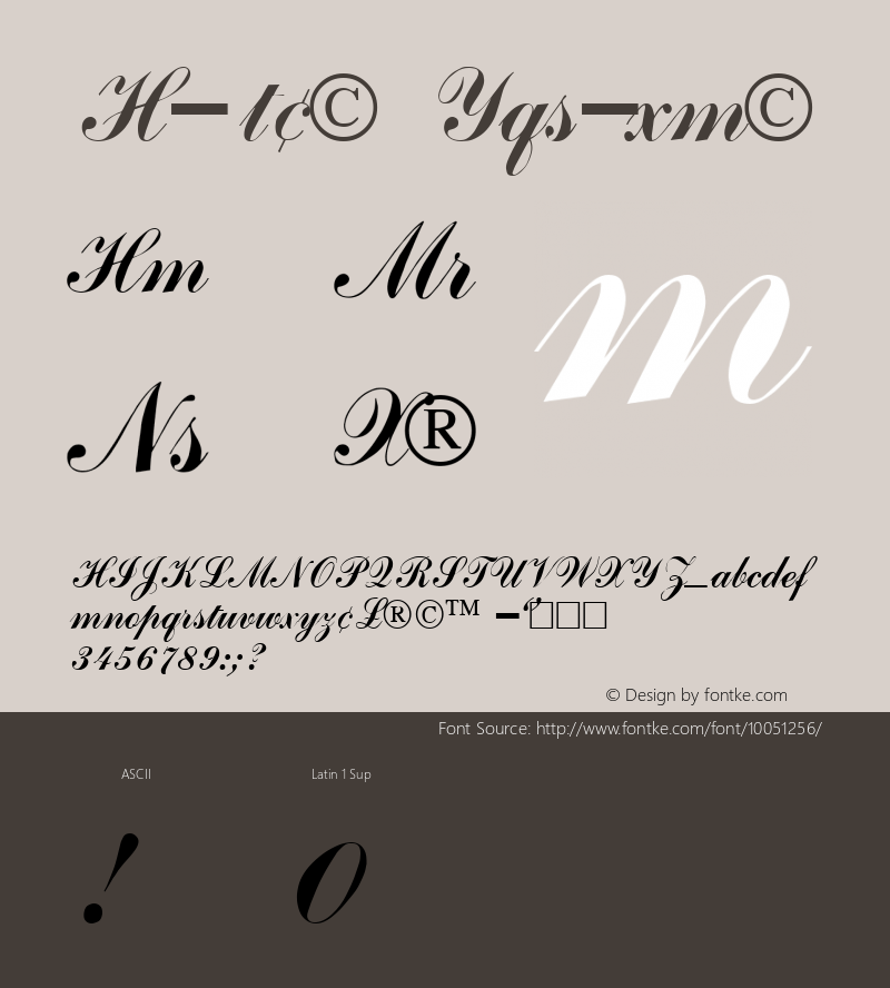 Author Regular Altsys Metamorphosis:23.5.1992 Font Sample