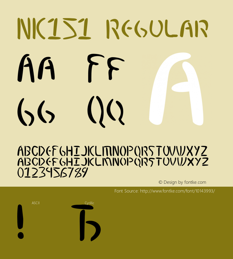 NK151 Regular OTF 1.000;PS 001.000;Core 1.0.29 Font Sample