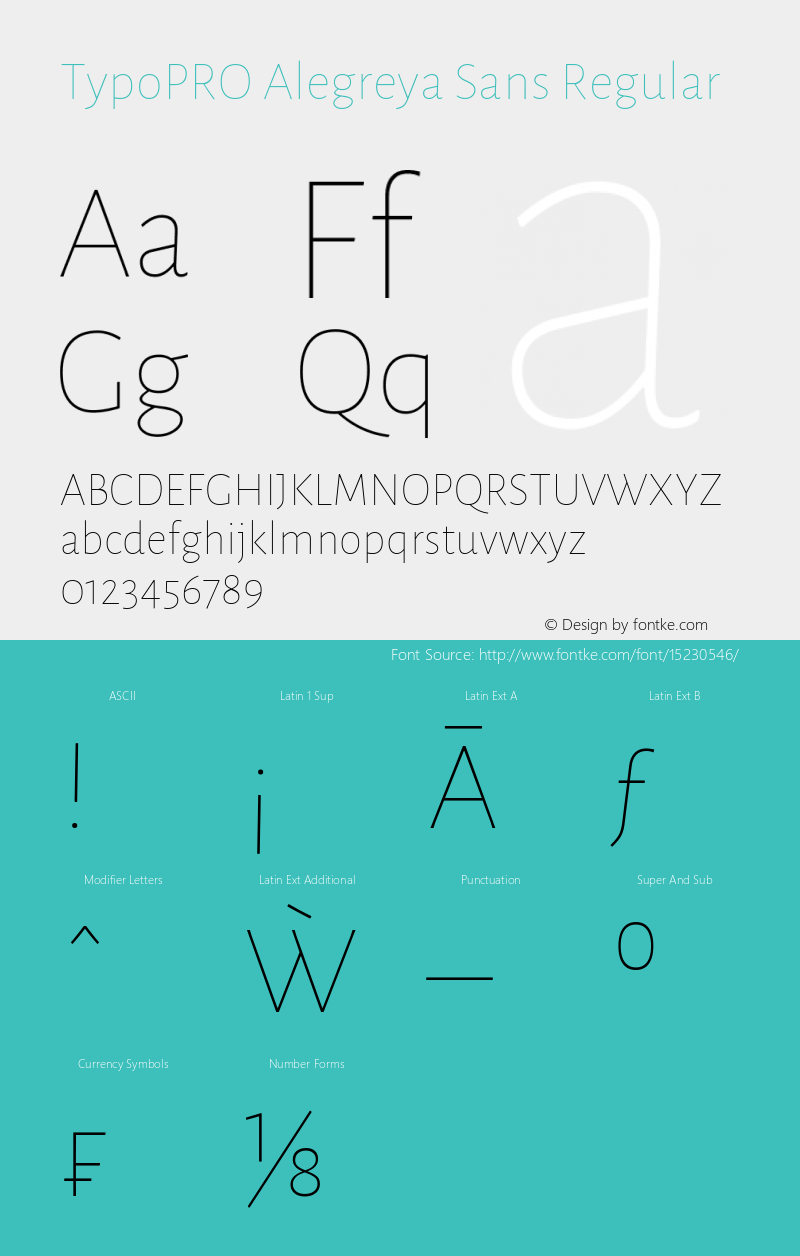 TypoPRO Alegreya Sans Regular Version 1.000;PS 001.000;hotconv 1.0.70;makeotf.lib2.5.58329 DEVELOPMENT Font Sample