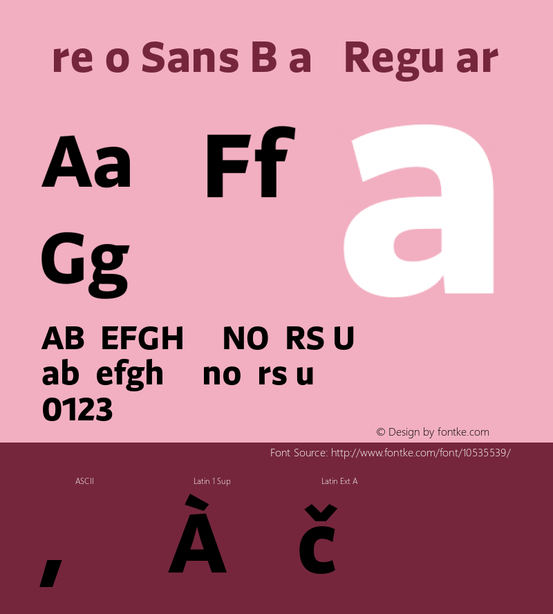 Preto Sans Black Regular Preto Sans 2.0 Font Sample