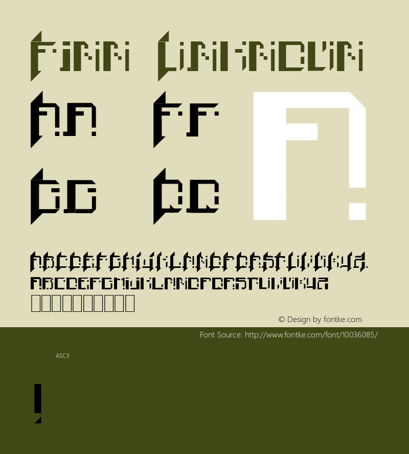 Finn Unknown 1.0 Wed Jun 11 15:32:03 1997 Font Sample