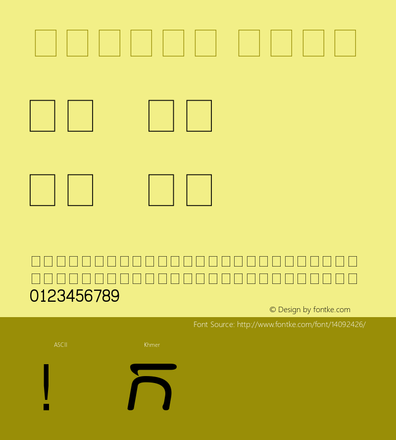 Taprom Book Version 3.10 December 28, 20 Font Sample