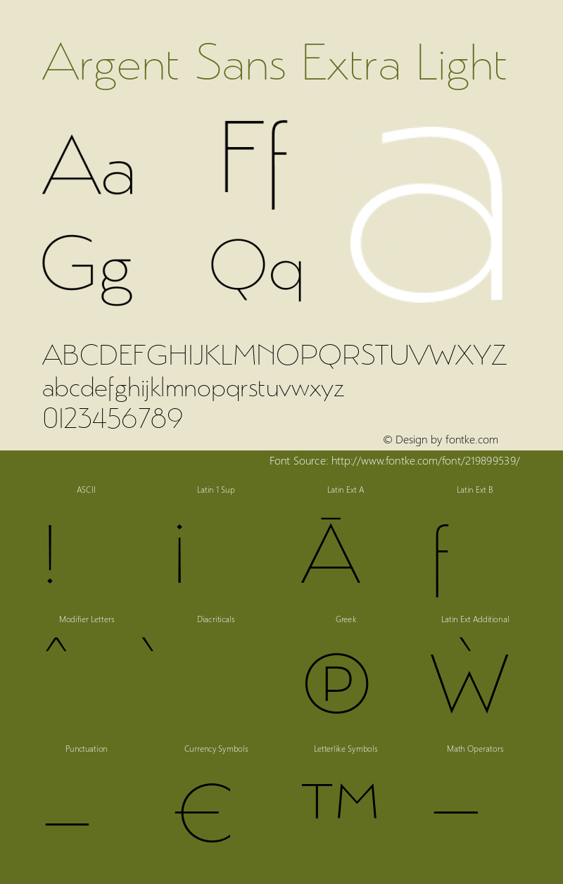 Argent Sans Extra Light Version 3.000;PS 003.000;hotconv 1.0.88;makeotf.lib2.5.64775图片样张