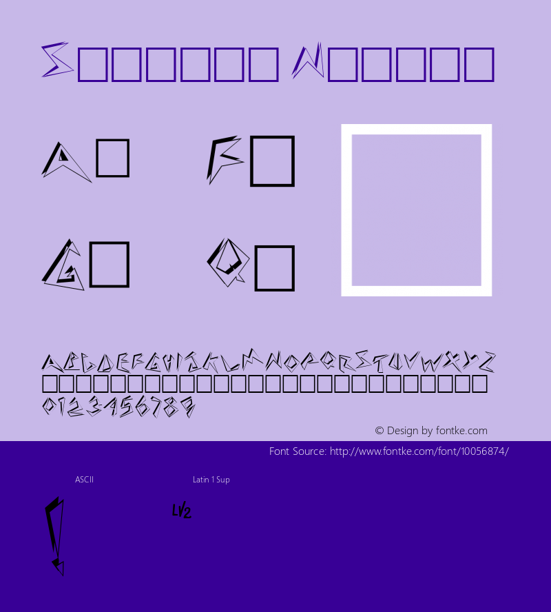 Shamara Normal 1.0 Sat Oct 02 07:46:52 1993 Font Sample