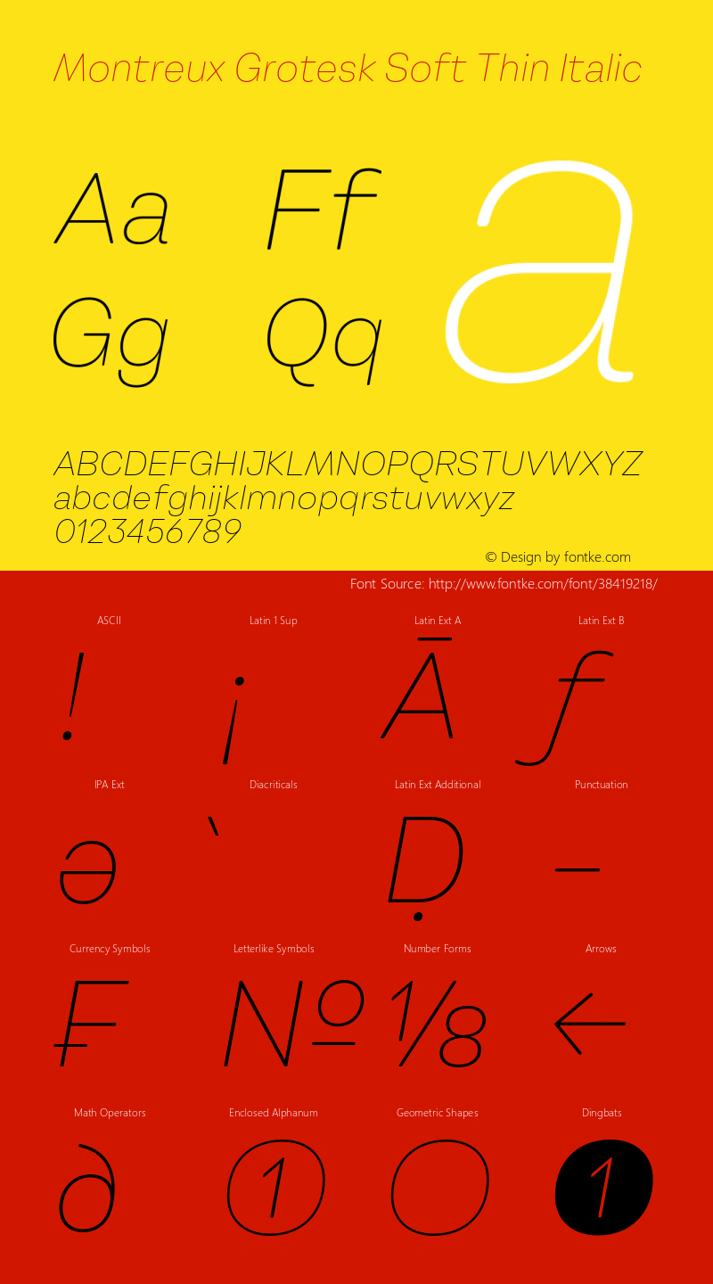 Montreux Grotesk Soft Thin Italic Version 1.000;hotconv 1.0.109;makeotfexe 2.5.65596 Font Sample