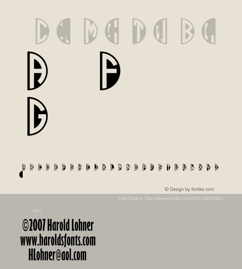 Circle Monograms Two Black 001.000 Font Sample