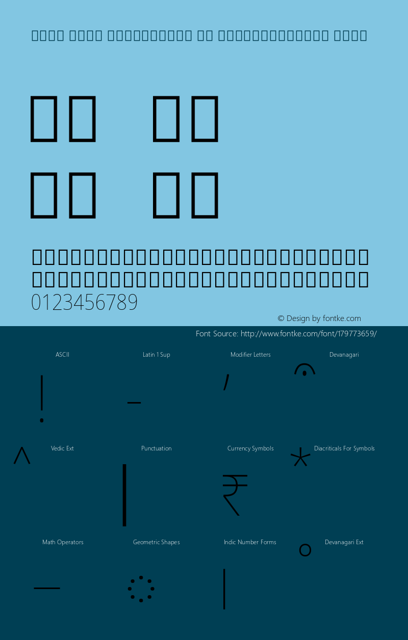 Noto Sans Devanagari UI SemiCondensed Thin Version 2.001; ttfautohint (v1.8.4) -l 8 -r 50 -G 200 -x 14 -D deva -f none -a qsq -X 