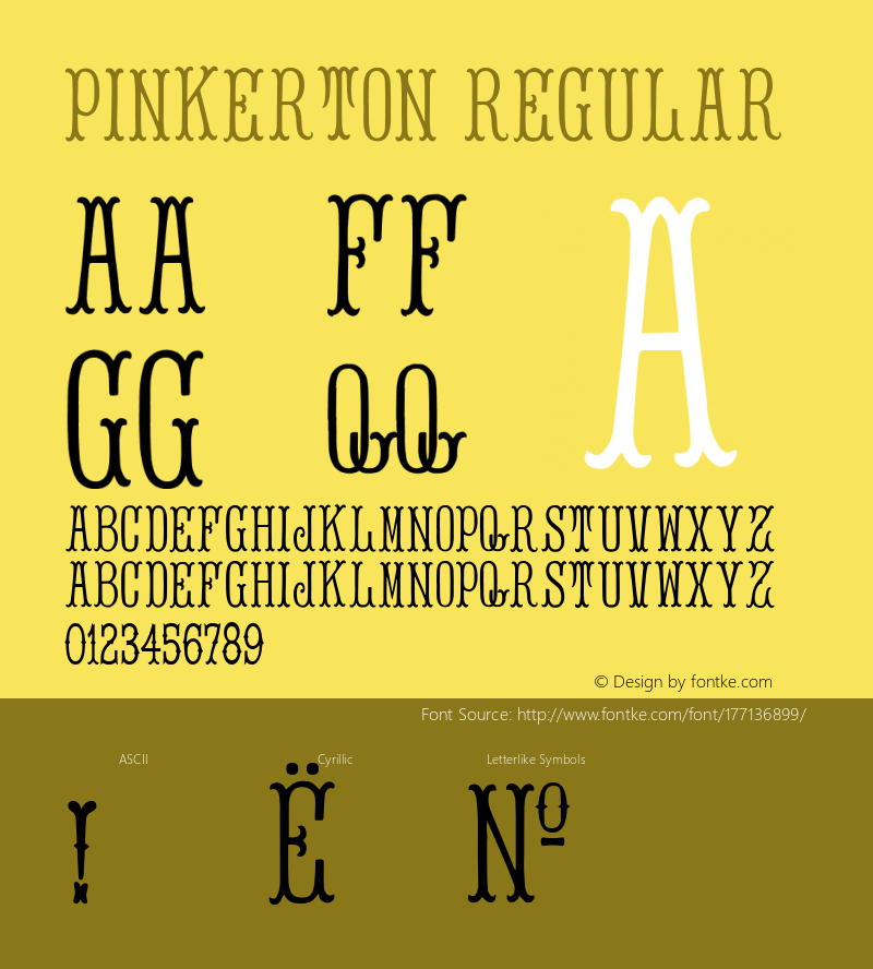 Pinkerton Version 1.000 2017 initial release图片样张