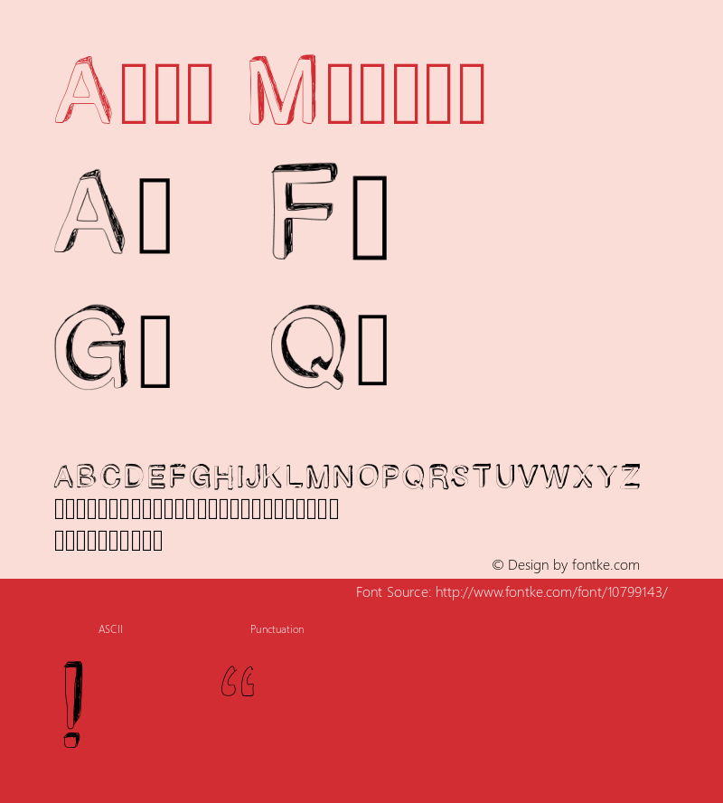 Amis Medium Version 001.000 Font Sample