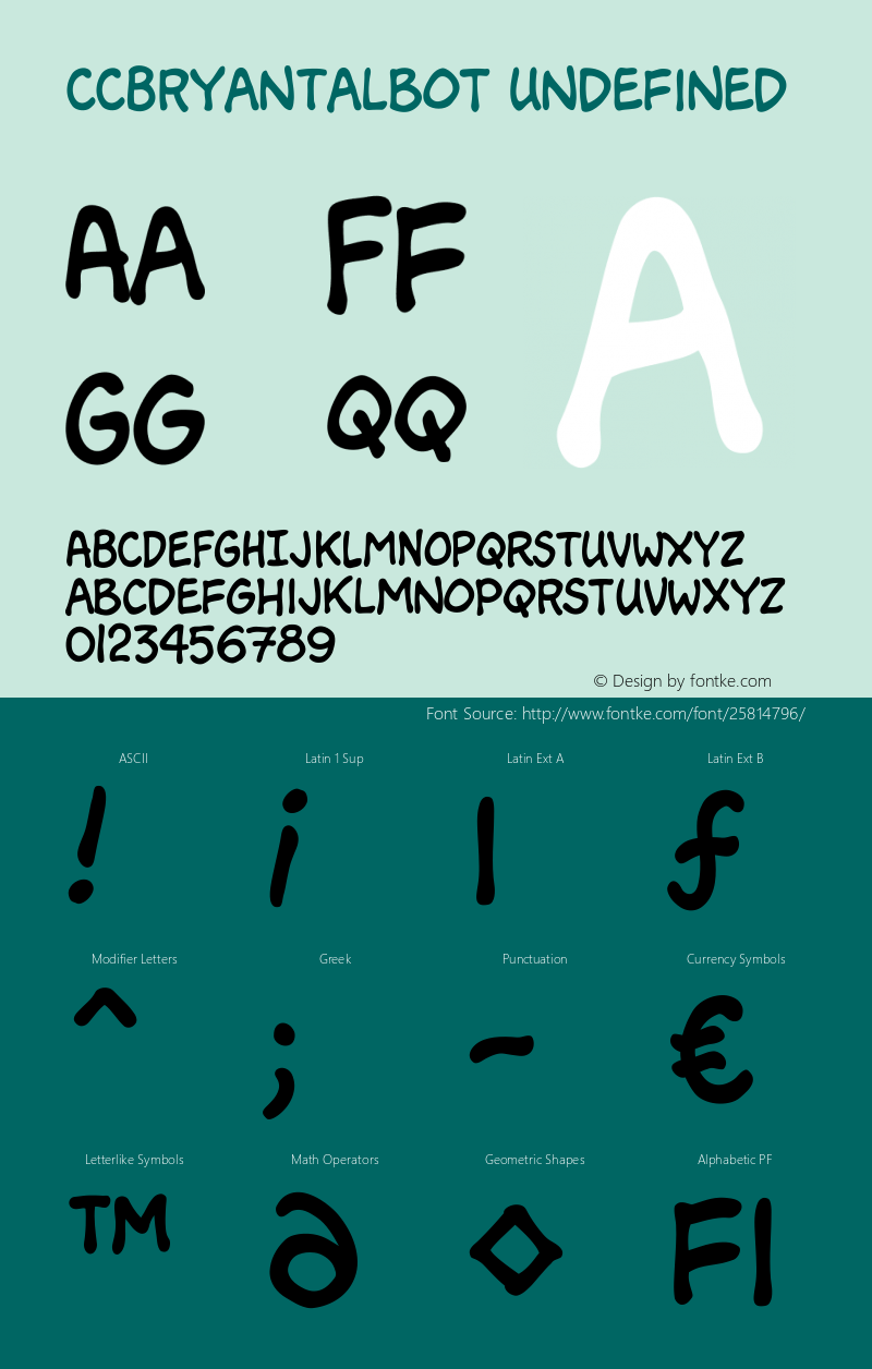 CCBryanTalbot comicraft.bryan-talbot.regular.wfkit2.version.4i6b Font Sample